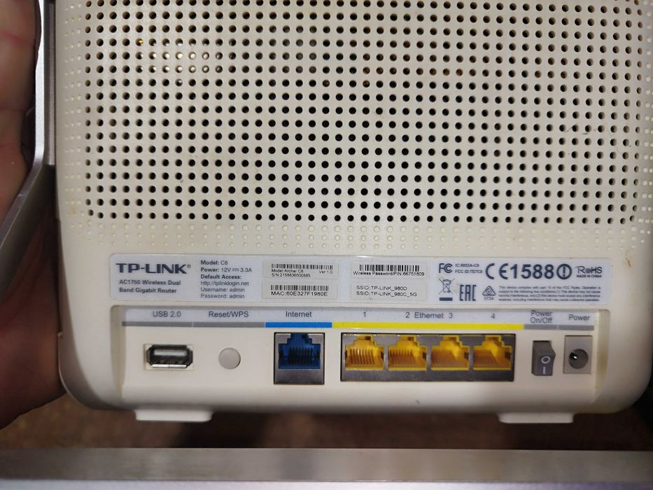 Router wireless TP-Link Archer C8 AC1750 Gigabit Dual Band