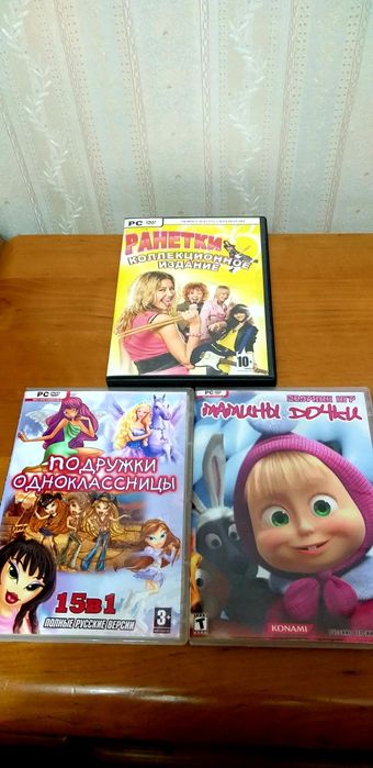 Игровые диски на ПК.