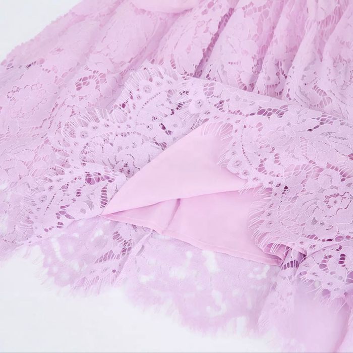 Дамска Официална Лилава Рокля