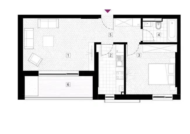 Apartament 2 camere, balcon, boxa, metrou Stefan cel Mare, bloc nou