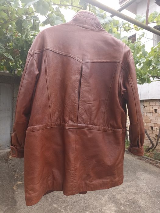 Мъжко кожено яке от естествена кожа,размер 54 номер