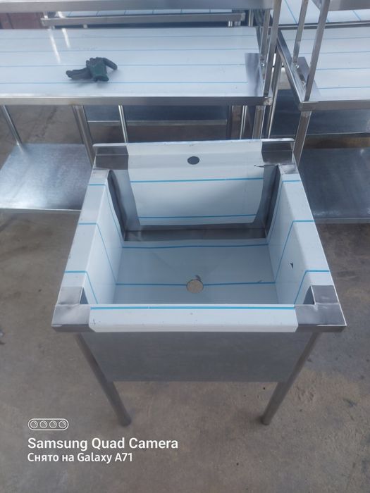 Стол мойка стеллаж