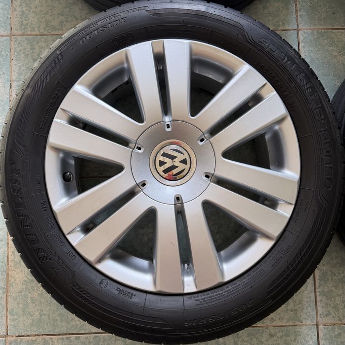 Roti/ jante aliaj R16 originale VW Passat B6 205/55/16 vara