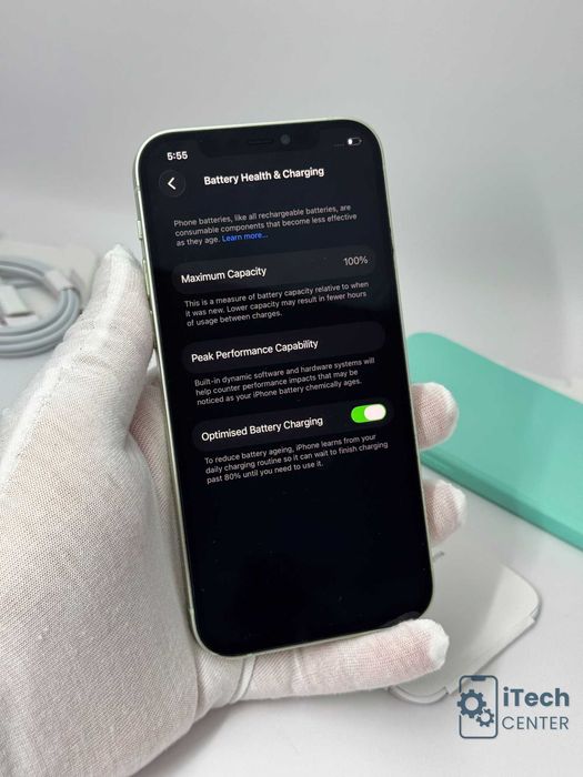 iPhone 12, 64GB, Green, 100% батерия, ОТЛИЧЕН, ГАРАНЦИЯ!