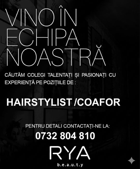 Hairstylist / Coafor