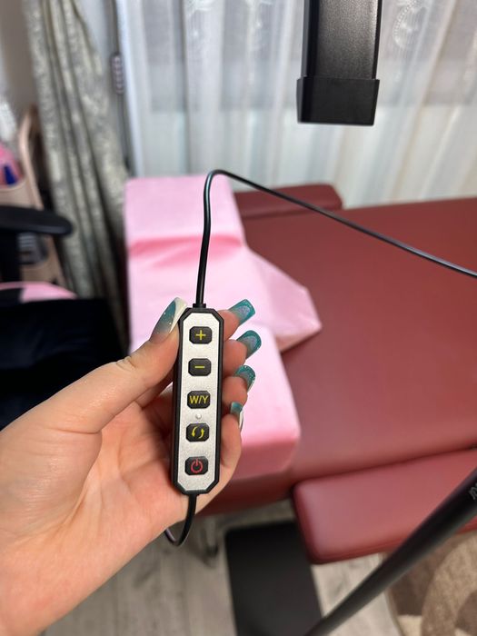 Lampa semi-luna LED 36W 3200K-5600K cu telecomanda cosmetica gene