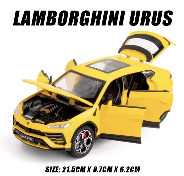 Jucarie macheta auto Lamborghini Urus, noua, scara 1:24