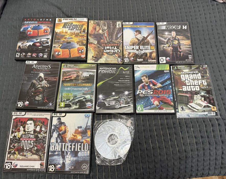 Диски с играми продам