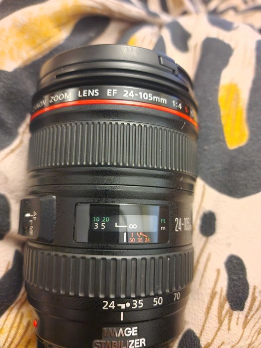 Obiectiv Canon EF 24 105mm impecabil ca nou