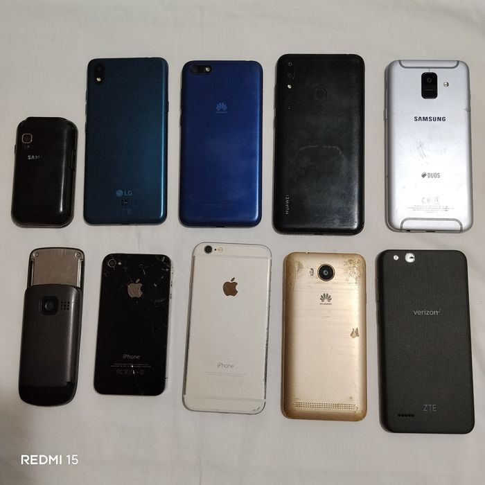Lot 10telefoane pentru piese