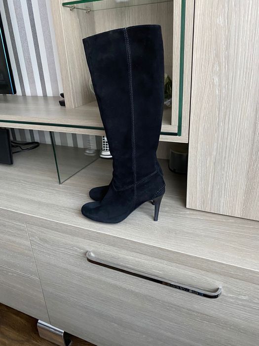 Сапоги замшевые (38)