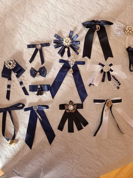 Броши-галстуки для блузы, рубашки