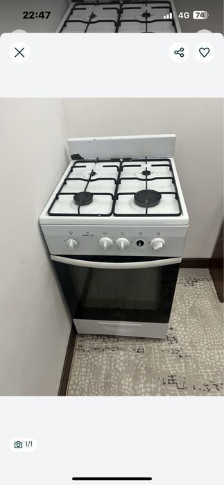 Газовая плита в хорошем состоянии
