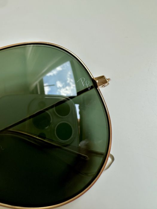 Ray Ban RB3025 Aviator 58мм/Arista Gold/Оригинални G-15 зелени лещи – Като нови