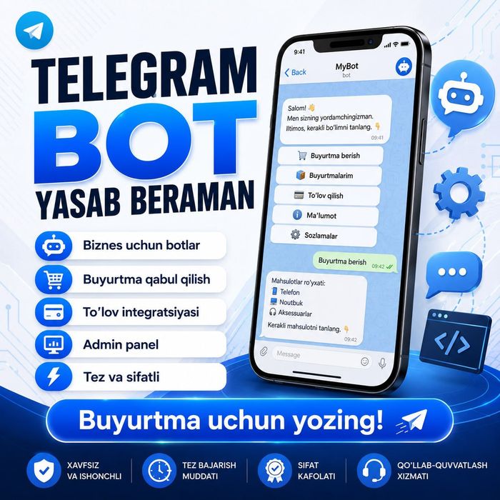 Telegram Bot yasash