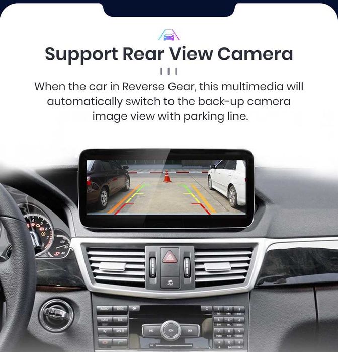 Navigatie Android Mercedes Benz C Class W204 W205 C204 2007-2018 CAMER