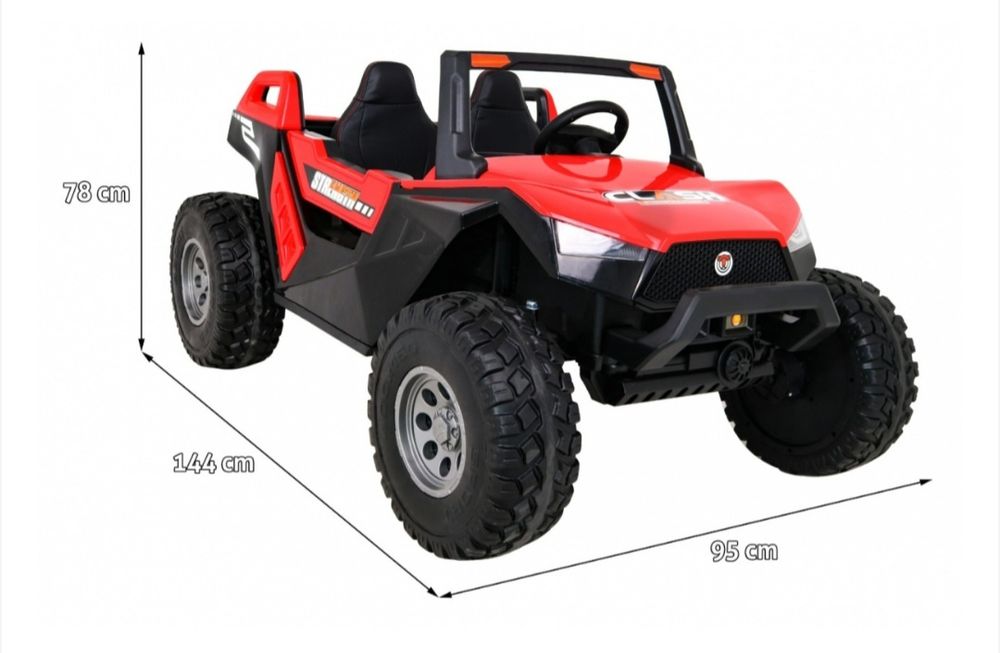 Masinuta electrica 3-8 ani   2 persoane 4x4