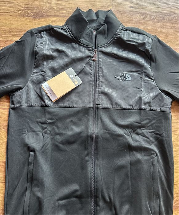 Мъжки,полиамиден,черен екип The North Face с лека,топла подплата