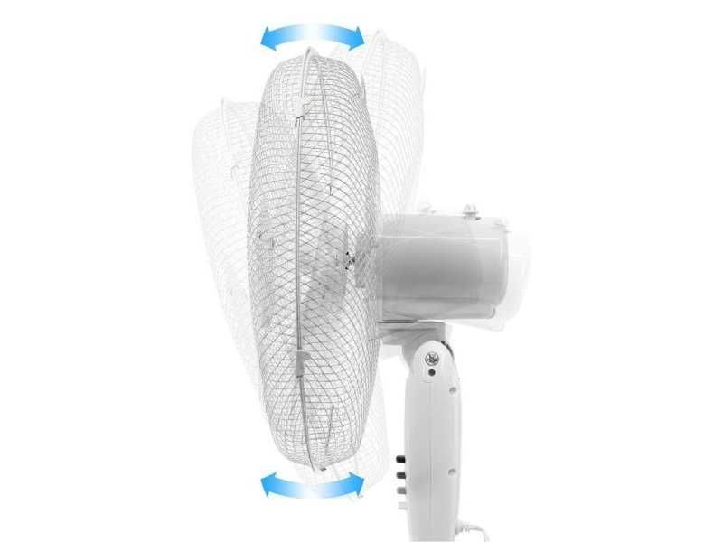 Вентилатор с Регулируема Височина и Наклон ITO Electronics, Бял