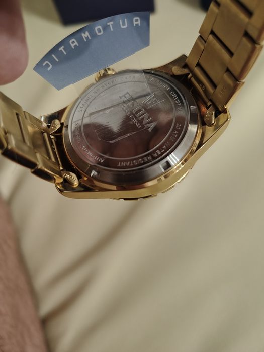 Vând ceas bărbătesc Festina automatic auriu nou nouț