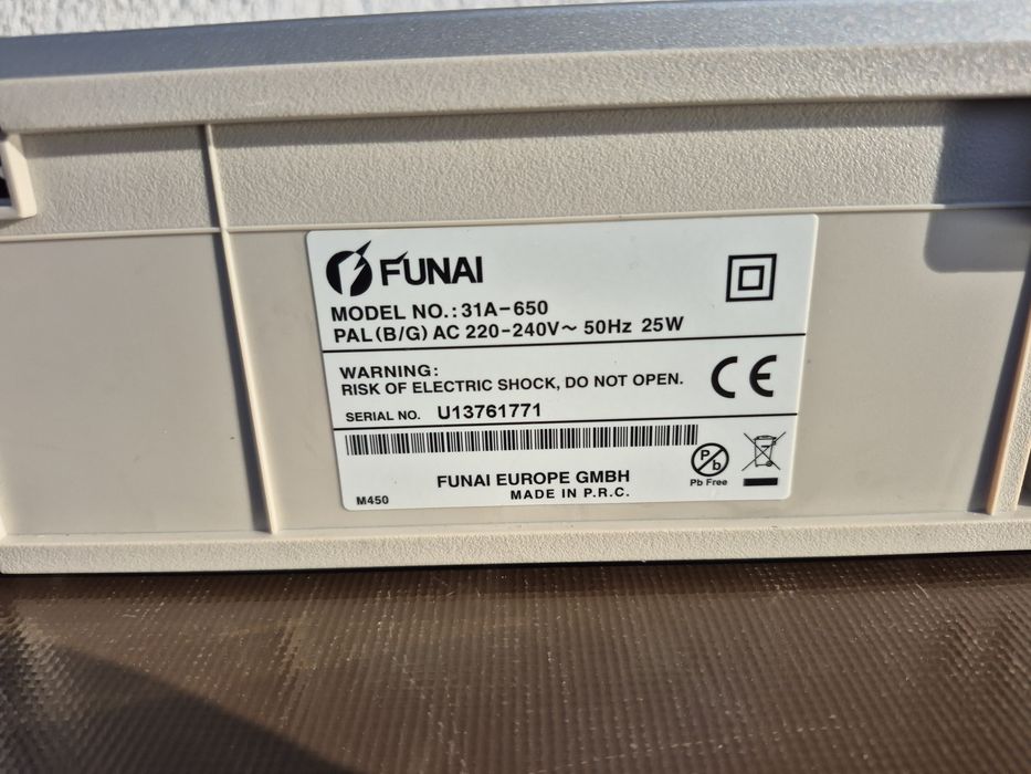 Vand video marca Funai model 31A-650 , made in P.R. C


- HQ

- AC/DC