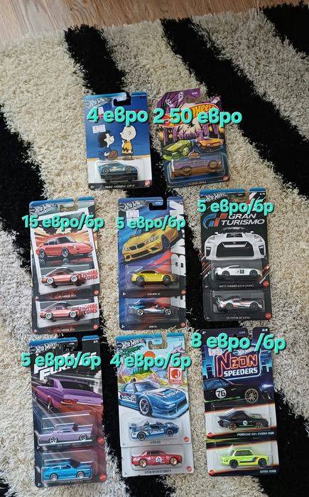 Hot wheels колички