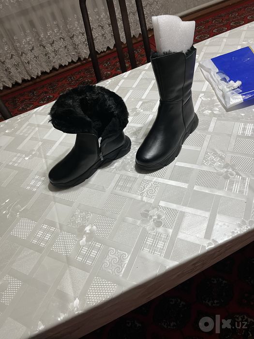 Сапоги зимние женские натуральная кожа