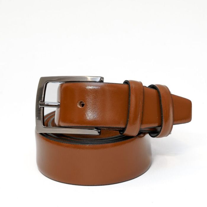 Мъжки колан от естествена кожа в кафяв цвят !