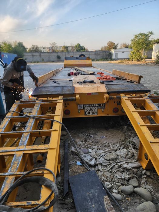 Ремонт прицепы, борт. Yuk mashinalarini priseplarini bortini ta'mirlas