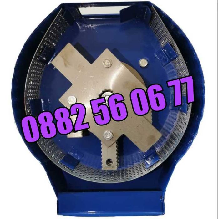 Комбинирана монофазна фуражомелка/ ярмомелка, 3.8 kW с 4 сита и стойка