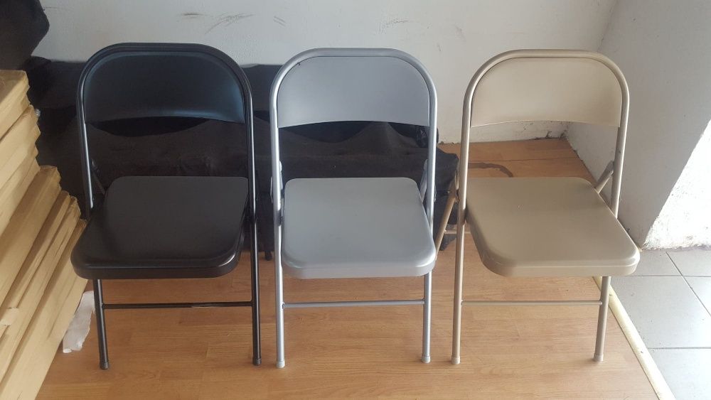Scaune pliante (pliabile) ieftine,metalice,pt.terase,nunti,conferinta