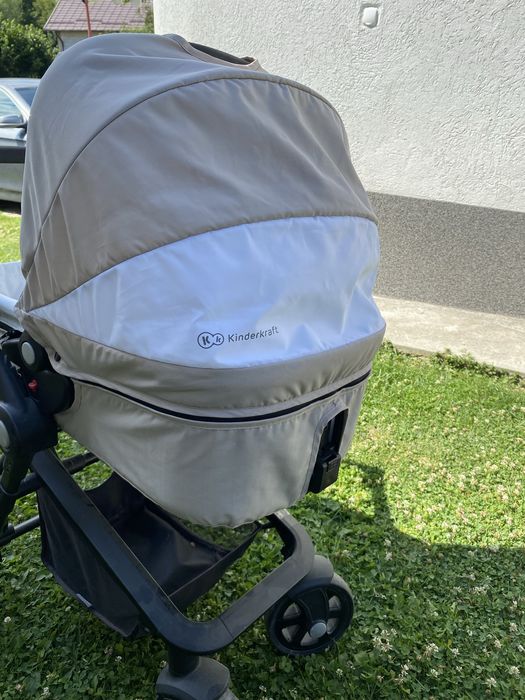 Carucior Kinderkraft 2 in 1 Kraft 6, Crem