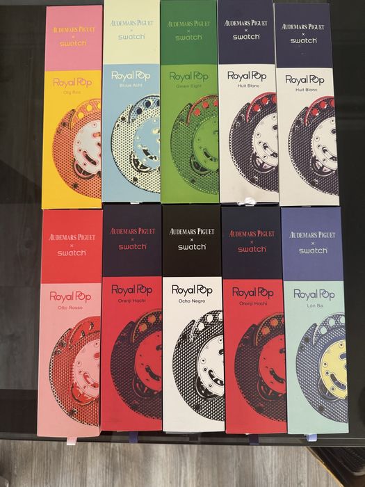 1:1 AP x Swatch Royal Pop— Premium sifat