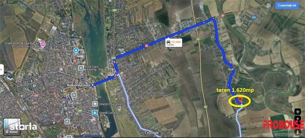 Holt- Letea Veche- teren 1620 mp- stradal 38ml