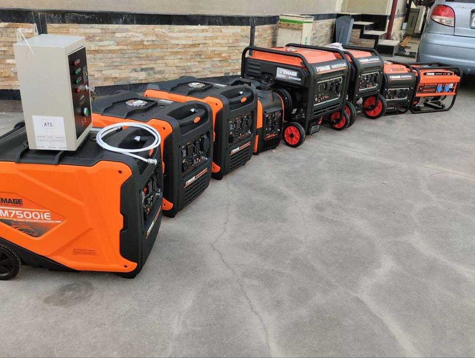 бензинли генератор  3kw УСТАНОВКАСИ БОР Генератор Kemage KM4000C