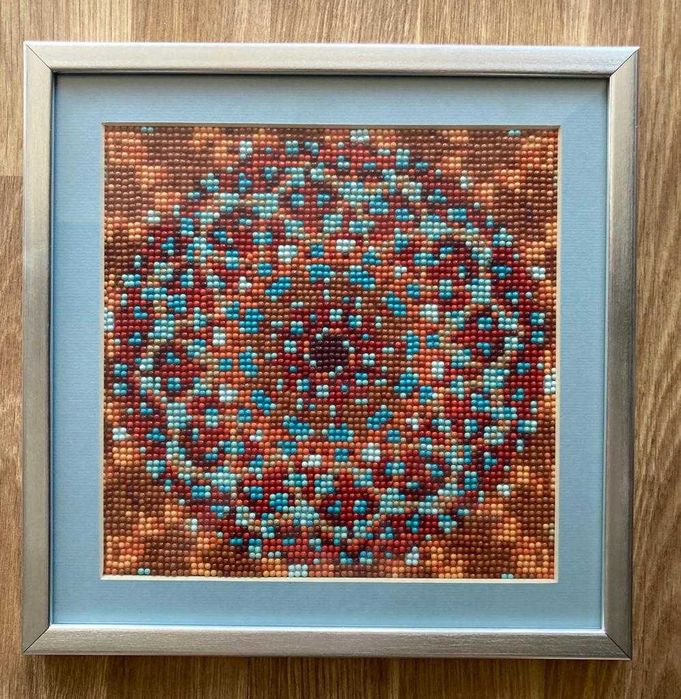 tablouri mandale - create manual prin lipire margele