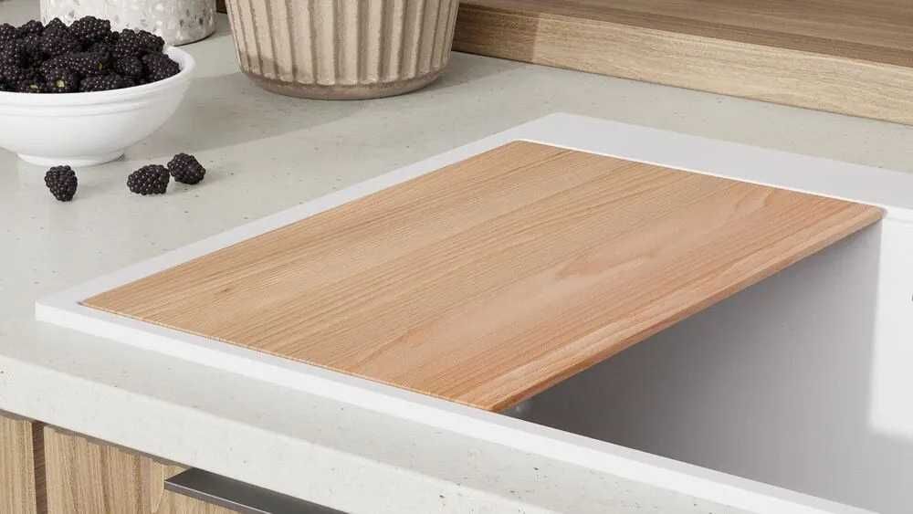 Бяла Кухненска Мивка от гранит модел XXL Осло 70 Top 680 x 500 mm