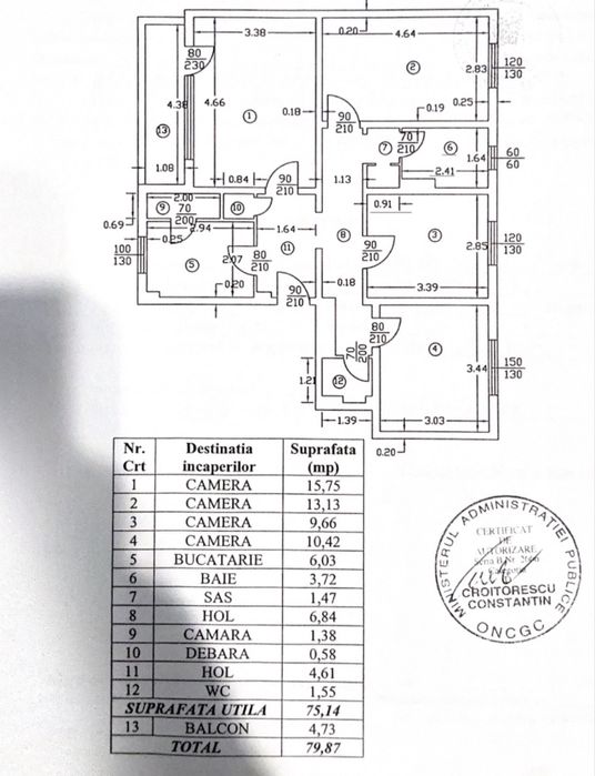PROPRIETAR Inchiriez Apartament cu 4 camere Nicolae Grigorescu