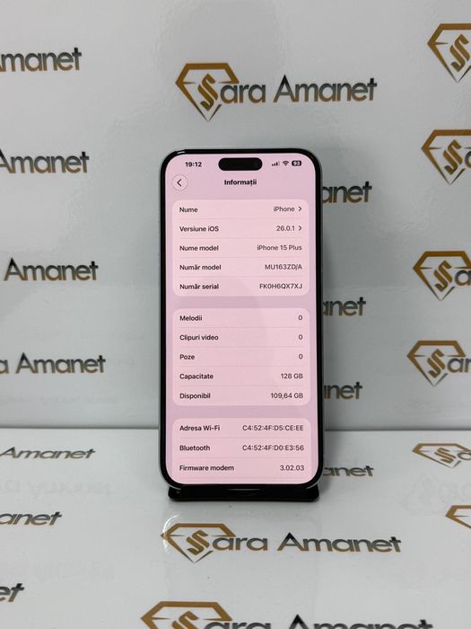 Iphone 15 Plus 128Gb ( baterie 85% ) Sara Amanet