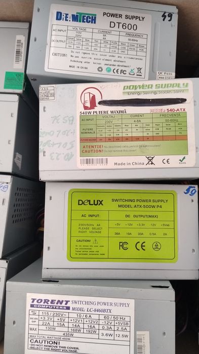 Sursa, Surse Calculator 400W, 450W, 500W, 600W