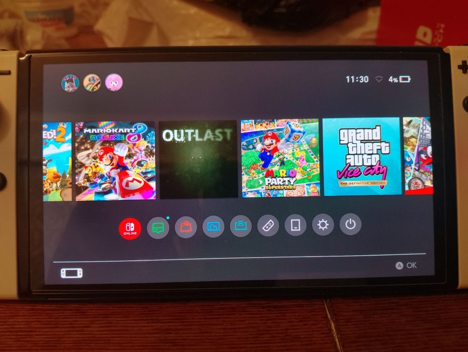 Nintendo Switch OLED прошитая
