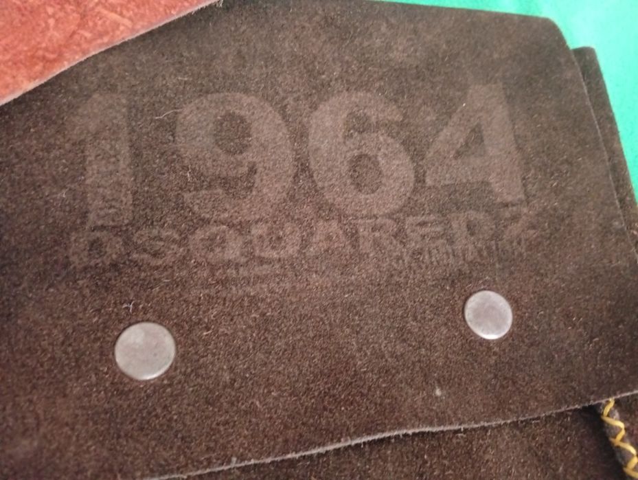 Бутикова чанта от естествена кожа "Dsquared"1964