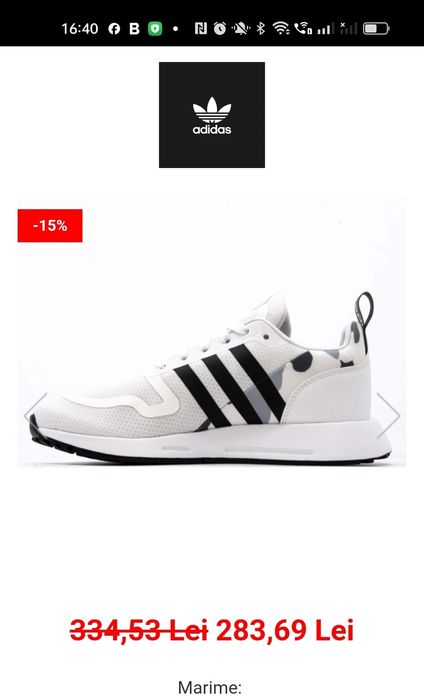 Pantofi sport bărbați adidas 43,1/2,27.5 cm interior