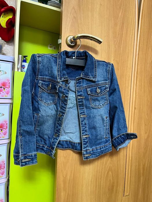 Джинсовая куртка на девочку 8 лет