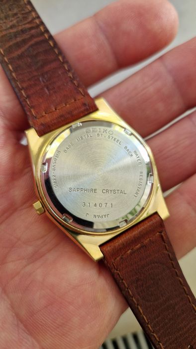 Seiko kinetic sapphire crystal japan
