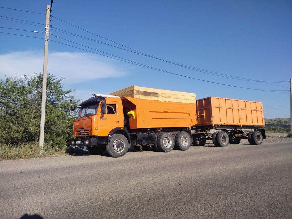 КамАЗ с прицепом