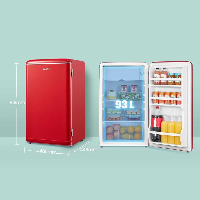 Хладилник Comfee 93L RCD93RE2EURT(E) Червен