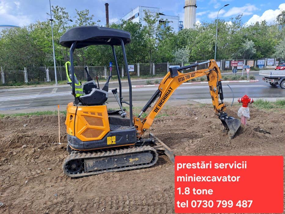 Mini EXCAVATOR  - Prestări servicii miniexcavator