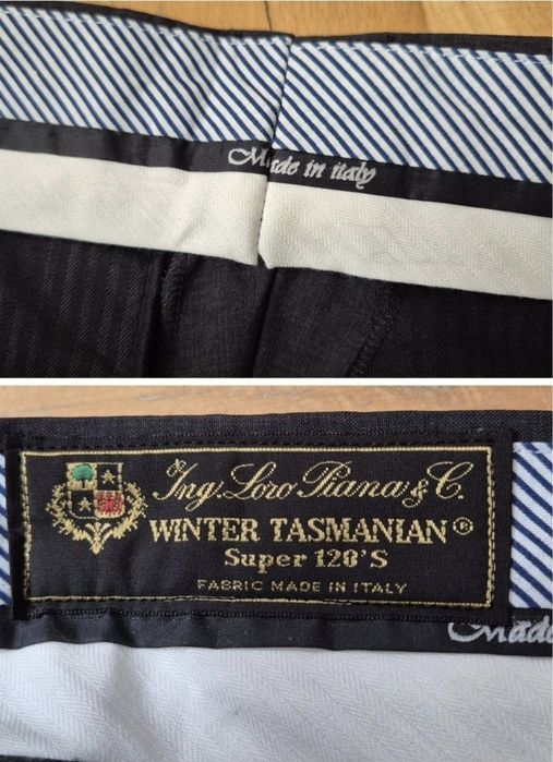 Pantaloni lux Loro Piana, Winter Tasmanian Super 120'S, Bărbați - 48/50