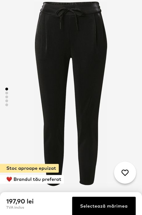Pantaloni noi, marimea xs